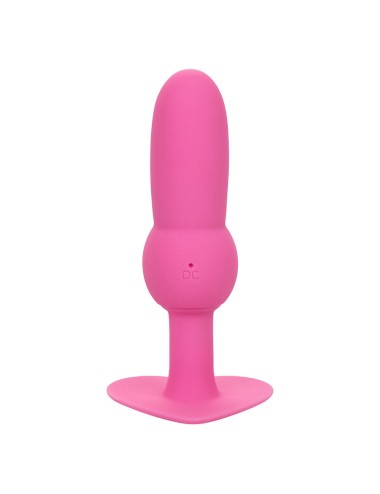 CALEXOTICS - FIRST TIME SONDE ANAL PLUG PERLÉE 10 VIBRATIONS ROSE