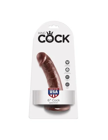 KING COCK 6" PÉNIS MARRON 15