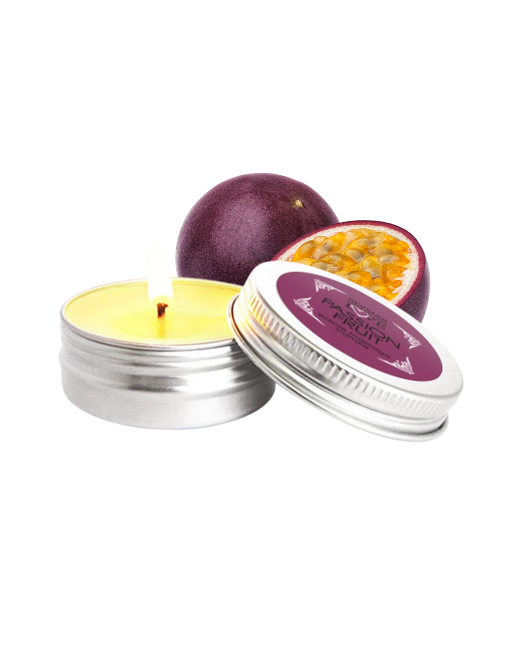 Mini Bougie de massage fruit de la passion 30ml - SEZ067 Mini Bougie de massage fruit de la passion 30ml - SEZ067