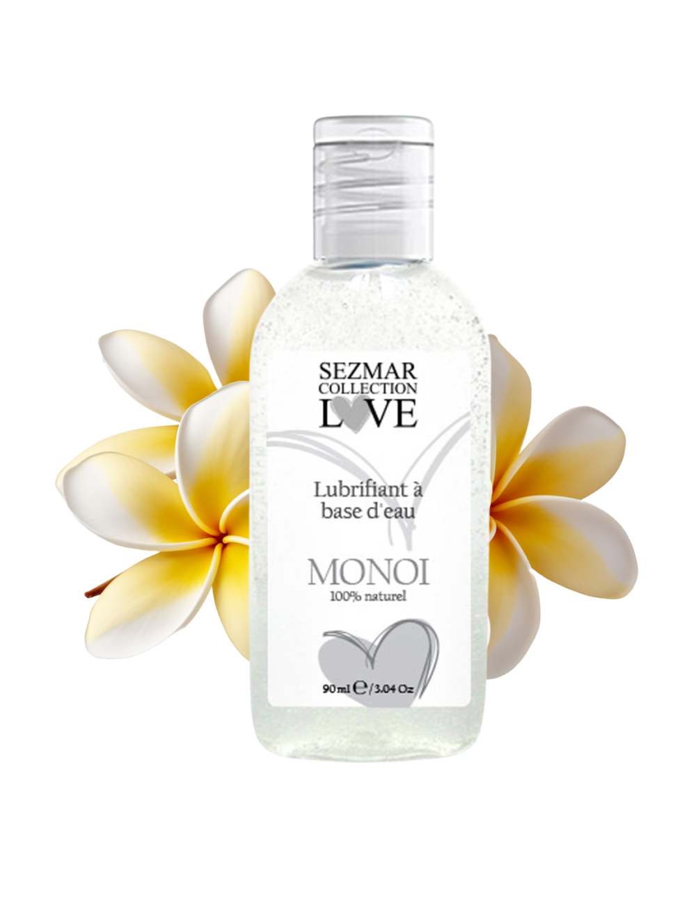 Lubrifiant à base d'eau 100% naturel Monoï 90 ml - SEZ085 Lubrifiant à base d'eau 100% naturel Monoï 90 ml - SEZ085