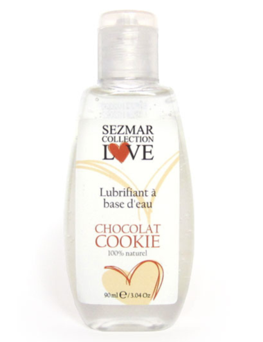 Lubrifiant à base d'eau 100% naturel Chocolat Cookie 90 ml - SEZ088