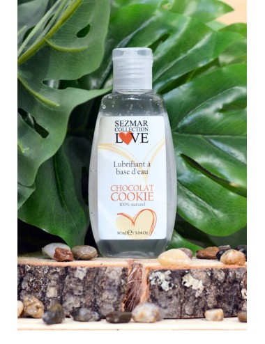 Lubrifiant à base d'eau 100% naturel Chocolat Cookie 90 ml - SEZ088