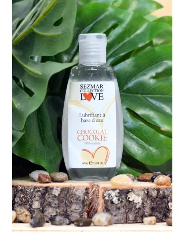 Lubrifiant à base d'eau 100% naturel Chocolat Cookie 90 ml - SEZ088