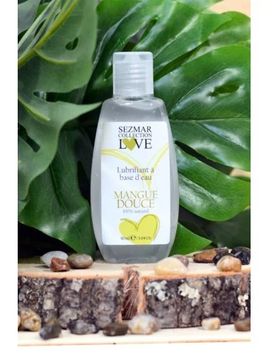 Lubrifiant à base d'eau 100% naturel Mangue Douce 90 ml - SEZ079
