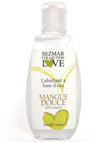Lubrifiant à base d'eau 100% naturel Mangue Douce 90 ml - SEZ079