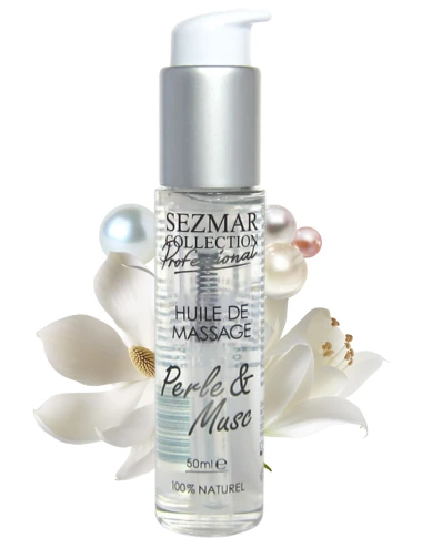 Huile de massage professionnelle Perle  Musc 100% naturelle 50 ml - SEZ101