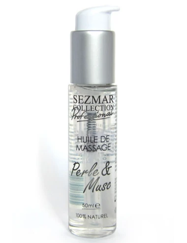 Huile de massage professionnelle Perle  Musc 100% naturelle 50 ml - SEZ101
