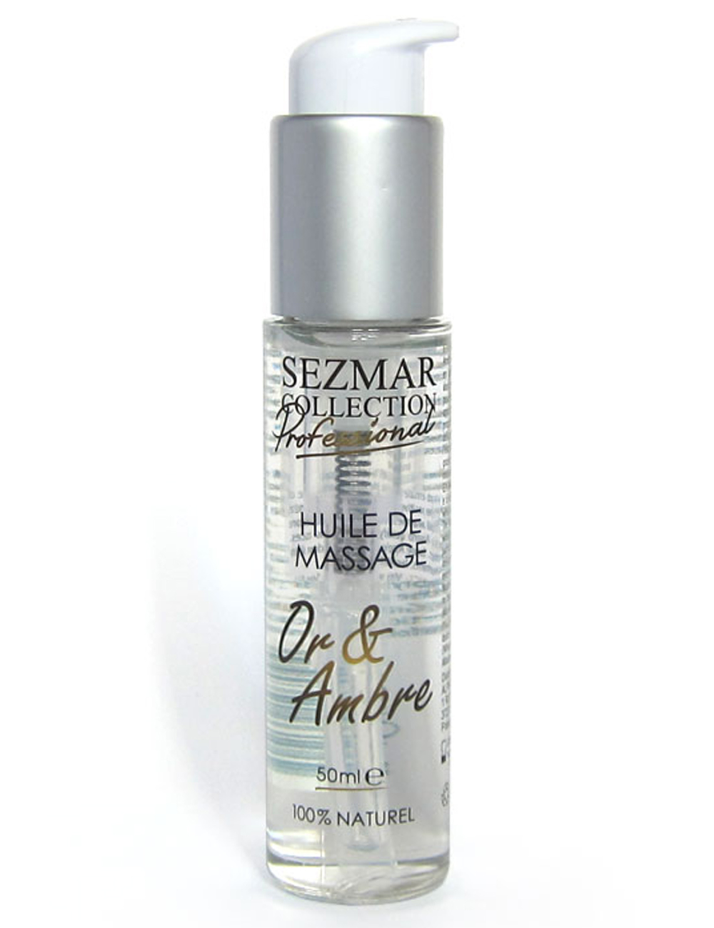 Huile de massage professionnelle Or Ambre 100% naturelle 50 ml - SEZ094 Huile de massage professionnelle Or Ambre 100% naturelle 50 ml - SEZ094