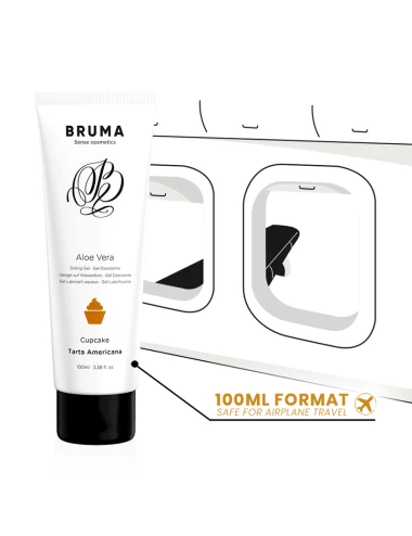 BRUMA - GEL GLISSANT À L''ALOE VERA SAVEUR CUPCAKE 100 ML