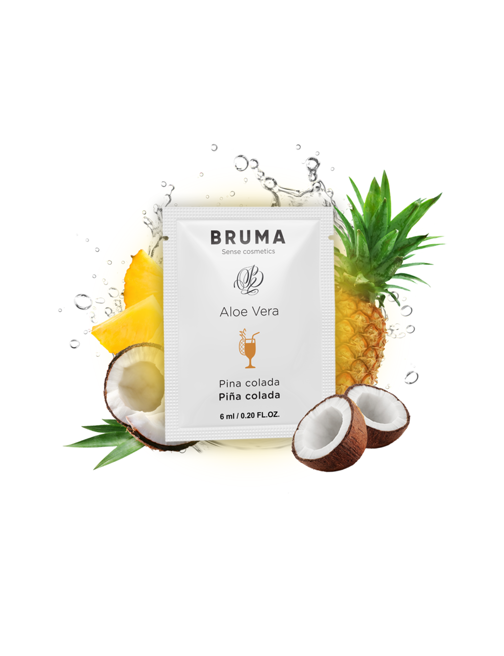 BRUMA - GEL GLISSANT À L''ALOE VERA SAVEUR PINA COLADA 6 ML BRUMA - GEL GLISSANT À L''ALOE VERA SAVEUR PINA COLADA 6 ML