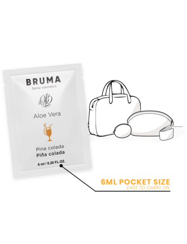 BRUMA - GEL GLISSANT À L''ALOE VERA SAVEUR PINA COLADA 6 ML