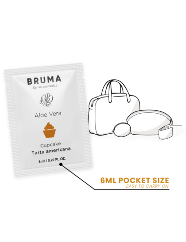 BRUMA - GEL GLISSANT À L''ALOE VERA SAVEUR CUPCAKE 6 ML