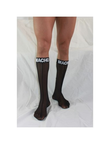 MACHO - CHAUSSETTES FINES TAILLE UNIQUE NOIRES