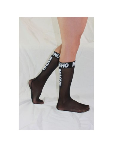 MACHO - CHAUSSETTES FINES TAILLE UNIQUE NOIRES