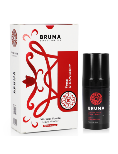 BRUMA - VIBRATEUR LIQUIDE ULTRA GLISSANT FRAISE 15 ML