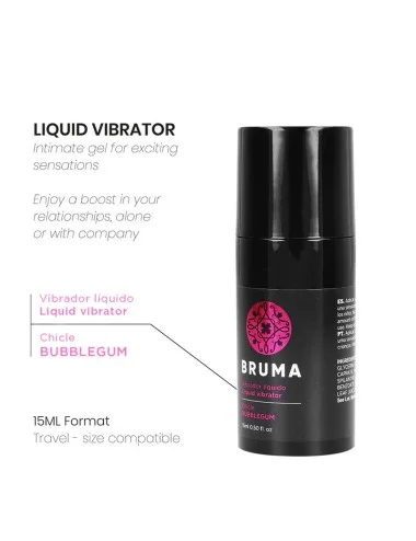 BRUMA - VIBRATEUR LIQUIDE ULTRA GLISSANT BUBBLEGUM 15 ML
