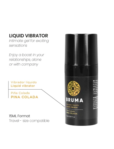 BRUMA - VIBRATEUR LIQUIDE ULTRA GLISSANT PINA COLADA 15 ML