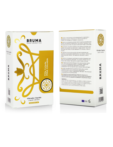 BRUMA - VIBRATEUR LIQUIDE ULTRA GLISSANT PINA COLADA 15 ML