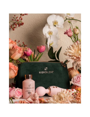 Coffret objets de luxe - Huile de massage et vibromasseur