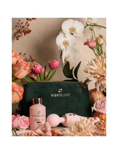 Coffret objets de luxe - Huile de massage et vibromasseur