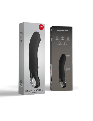 Big Boss - Vibromasseur réaliste XL - Noir