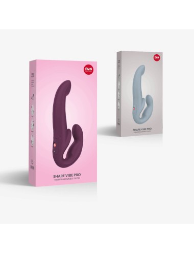 Share Vibe Pro - Vibromasseur Double - Gris cool