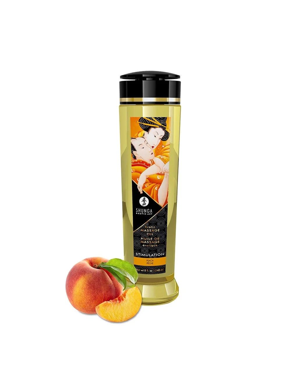 Huile de massage Stimulation pêche aphrodisiaque 240ml - CC1203 Huile de massage Stimulation pêche aphrodisiaque 240ml - CC1203