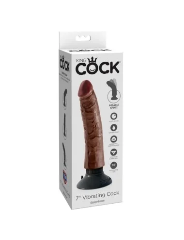 KING COCK - BITE VIBRANTE MARRON 17