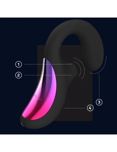 LELO - ENIGMA CRUISE MASSEUR SONIQUE DOUBLE STIMULATION NOIR