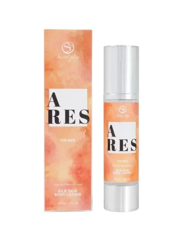 SECRETPLAY - ARES LOTION POUR LA PEAU À LA SOIE POUR FEMMES 50 ML