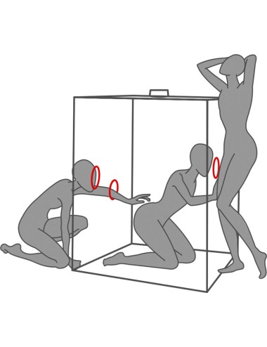 SECRET DOME - KINK CLUB CABIN SCANDALE NOIR ET ROUGE