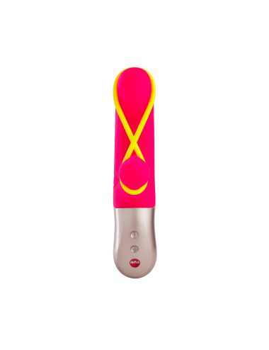 Amorino - Vibromasseur Rabbit silencieux - Rose et jaune fluo