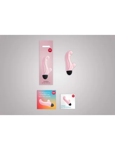 Ocean - Mini Vibromasseur rabbit - Baby rose
