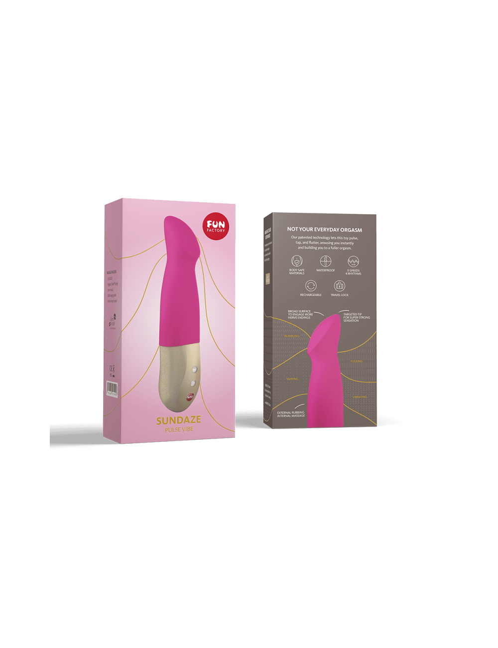 Sundaze - Vibromasseur va et vient - Rose Sundaze - Vibromasseur va et vient - Rose