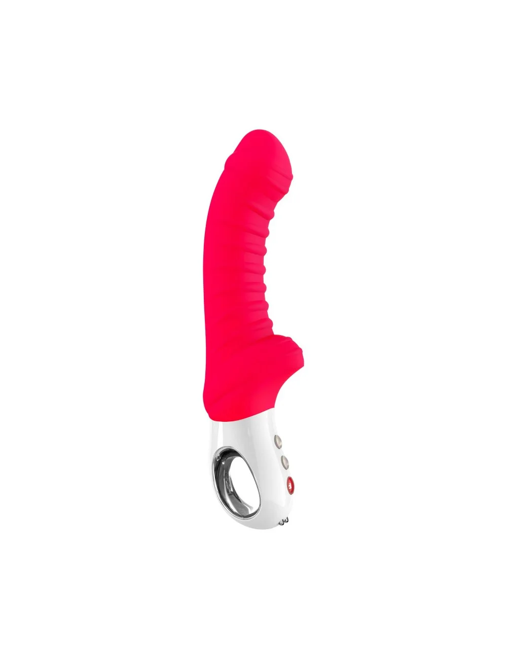 Tiger - Vibromasseur strié - Rouge indien Tiger - Vibromasseur strié - Rouge indien