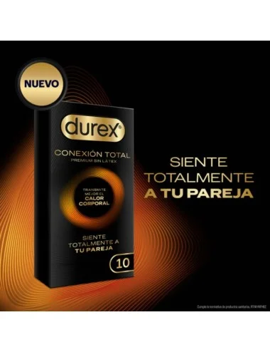 DUREX - CONNEXION TOTALE ULTRA FINE PLUS SANS LATEX 10 UNITÉS