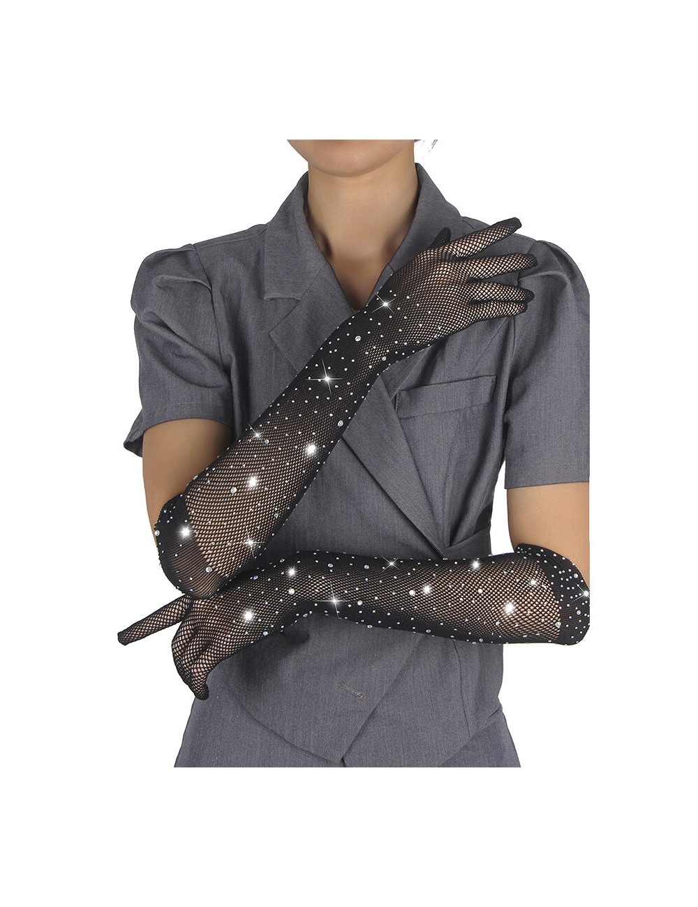 SUBBLIME - 957469GANTS SHINE TRANSPARENTS NOIRS S/M SUBBLIME - 957469GANTS SHINE TRANSPARENTS NOIRS S/M