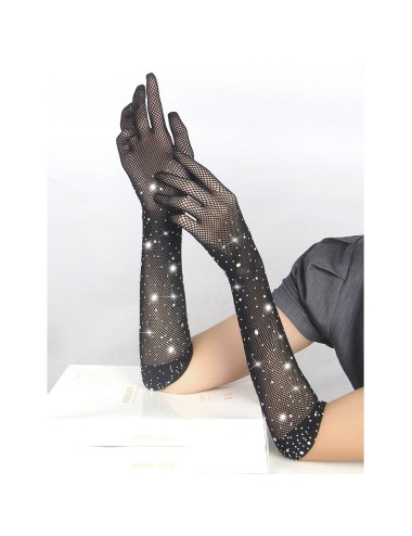 SUBBLIME - 957469GANTS SHINE TRANSPARENTS NOIRS S/M