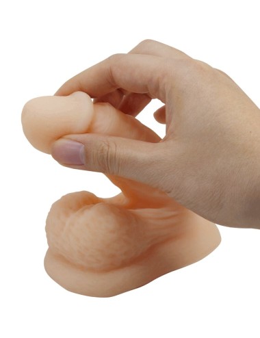 PRETTY LOVE - DILDO WILDON ULTRA RÉALISTE ET ÉLASTIQUE 10 CM NATUREL