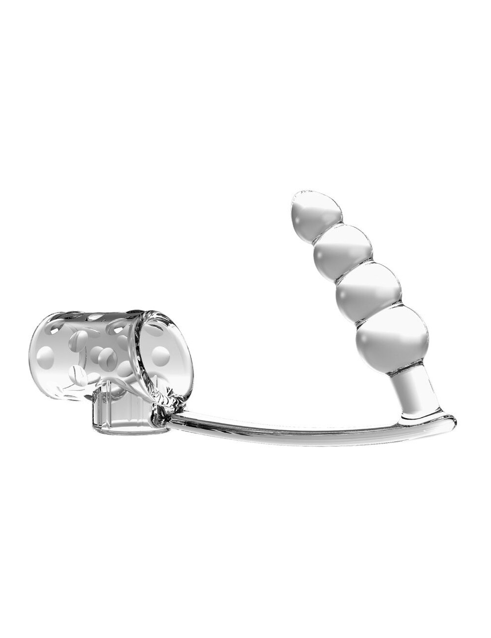 PRETTY LOVE - MANCHON PÉNIS AVEC PLUG ANAL TRANSPARENT PRETTY LOVE - MANCHON PÉNIS AVEC PLUG ANAL TRANSPARENT