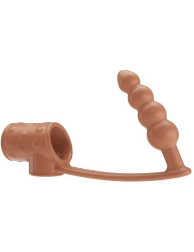 PRETTY LOVE - MANCHON PÉNIS AVEC PLUG ANAL NATUREL