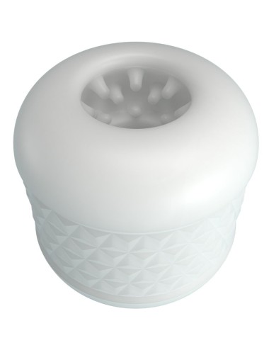 PRETTY LOVE - MASTURBATEUR HOMME CRYSTLE BLANC