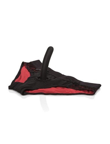 CALEXOTICS - SCANDAL ENSEMBLE CULOTTE ROUGE AVEC GODE TAILLE S/M