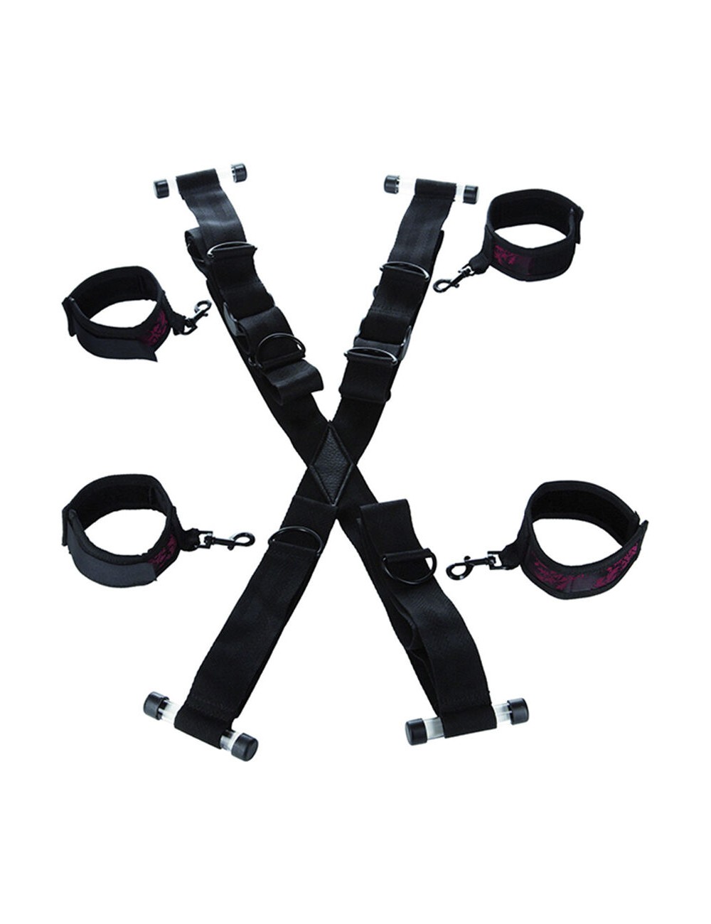 CALEXOTICS - SCANDAL MENOTTES DE PORTE EN FORME DE CROIX CALEXOTICS - SCANDAL MENOTTES DE PORTE EN FORME DE CROIX