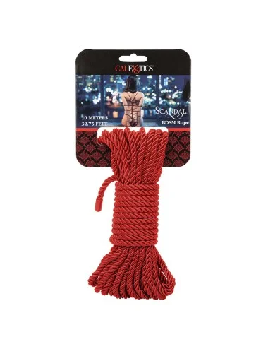 CALEXOTICS - SCANDAL CORDE BDSM ROUGE 10 M