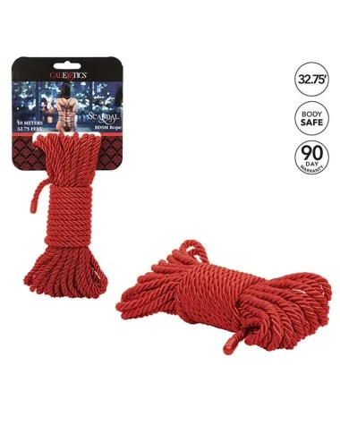 CALEXOTICS - SCANDAL CORDE BDSM ROUGE 10 M