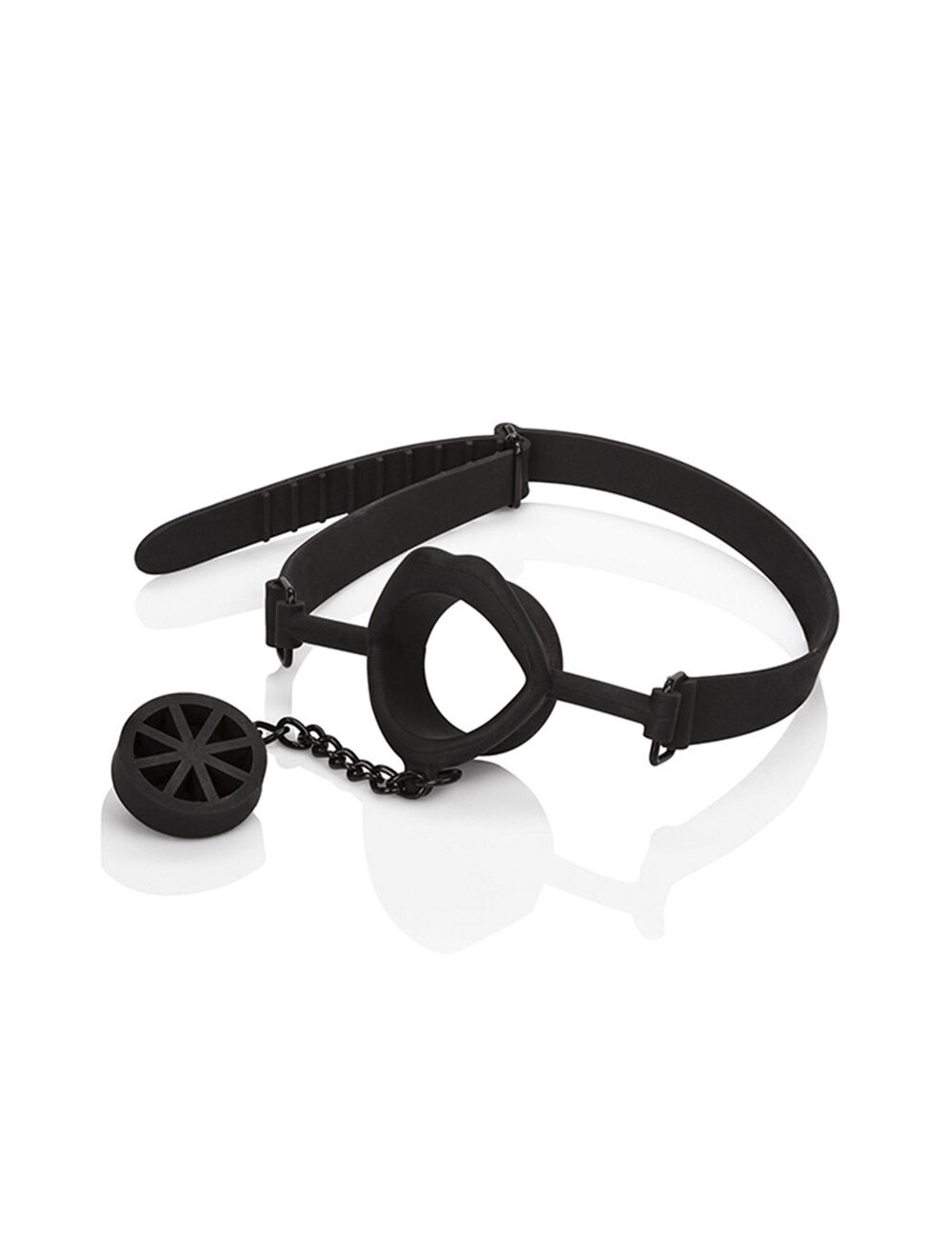 CALEXOTICS - SCANDAL BÂILLON AVEC PLUG EN SILICONE NOIR CALEXOTICS - SCANDAL BÂILLON AVEC PLUG EN SILICONE NOIR