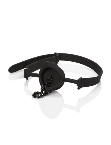 CALEXOTICS - SCANDAL BÂILLON AVEC PLUG EN SILICONE NOIR