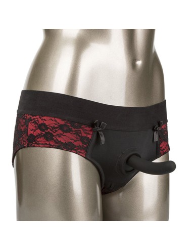 CALEXOTICS - SCANDAL ENSEMBLE DE CULOTTES SANS ENTREJAMBE AVEC GODE TAILLE L/XL