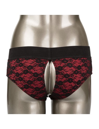 CALEXOTICS - SCANDAL ENSEMBLE DE CULOTTES SANS ENTREJAMBE AVEC GODE TAILLE L/XL